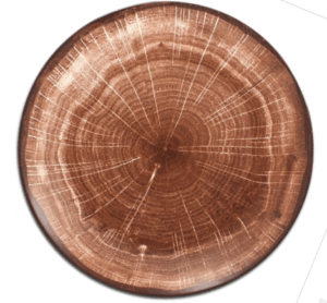 Тарелка фарфор дерево Forest