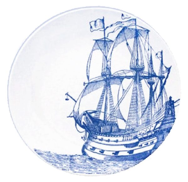 Тарелка с морской тематикой