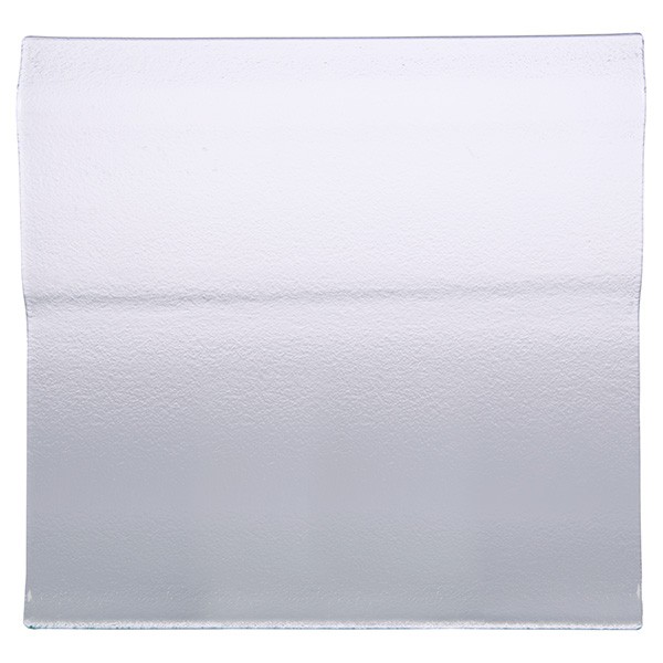 Блюдо WAVE белое 30см квадратное стекло