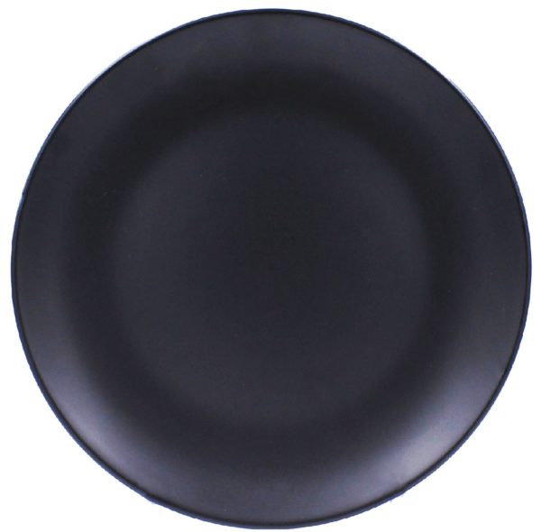 Тарелка черная