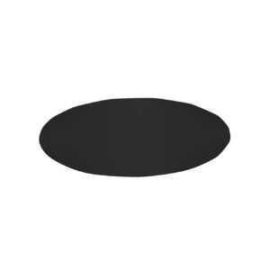 Накладка на КОКТЕЙЛНЫЙ стол D80 черная пластик