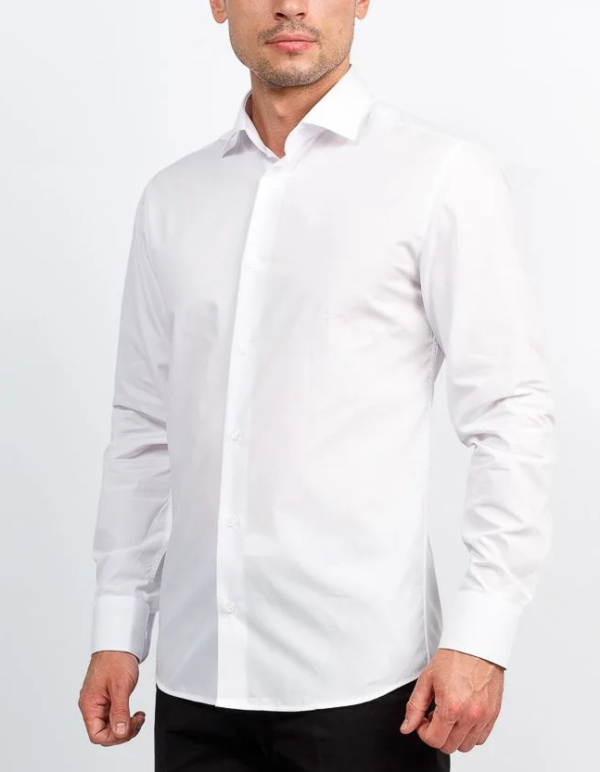 рубашка белая мужская