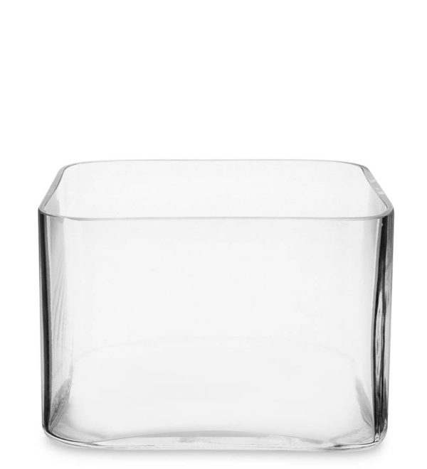 ваза квадратная стекло